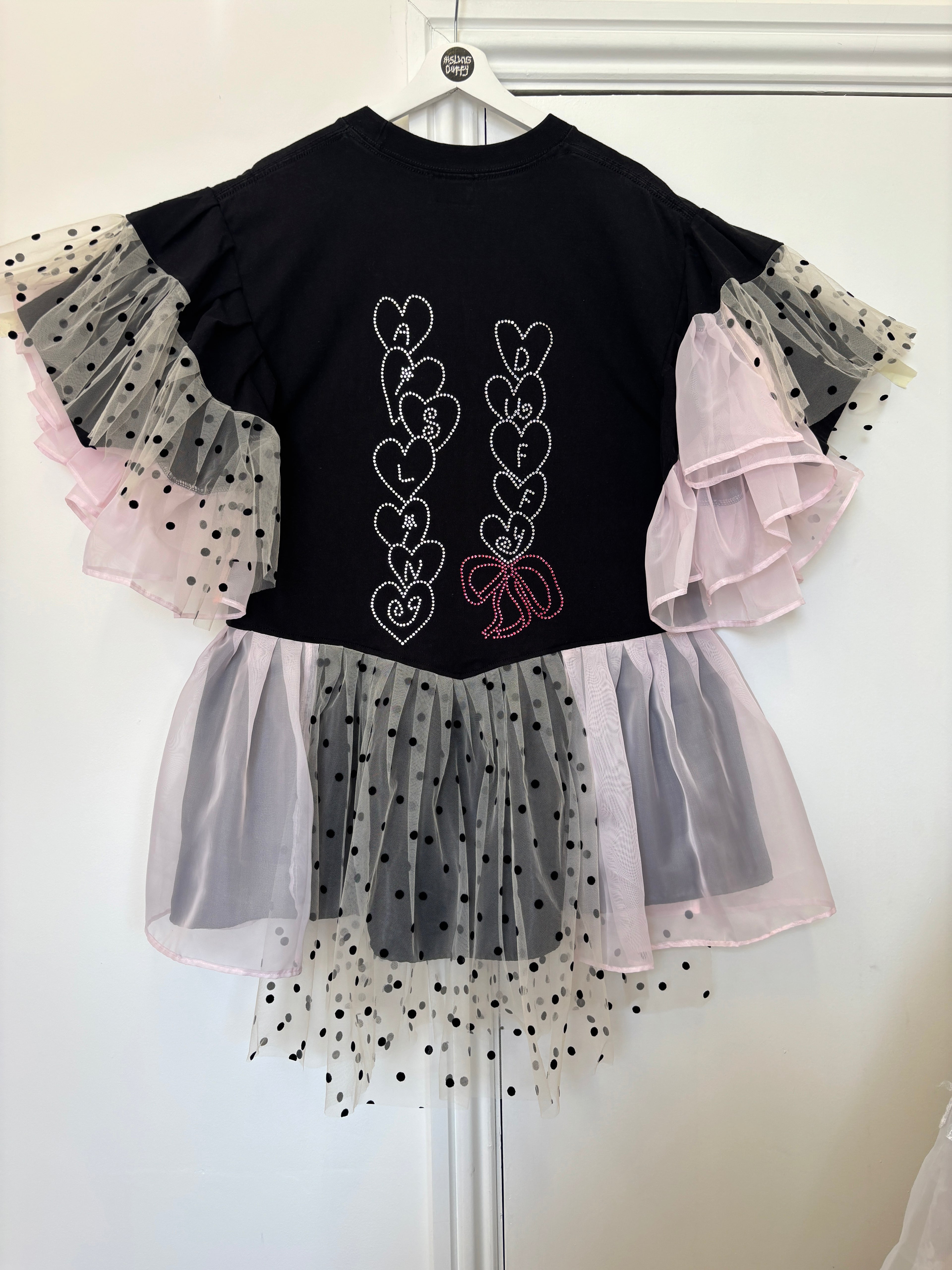 UPCYCLED RHINESTONE 𝒯𝓊𝓁𝓁𝑒 𝒟𝓇𝑒𝓈𝓈 ★