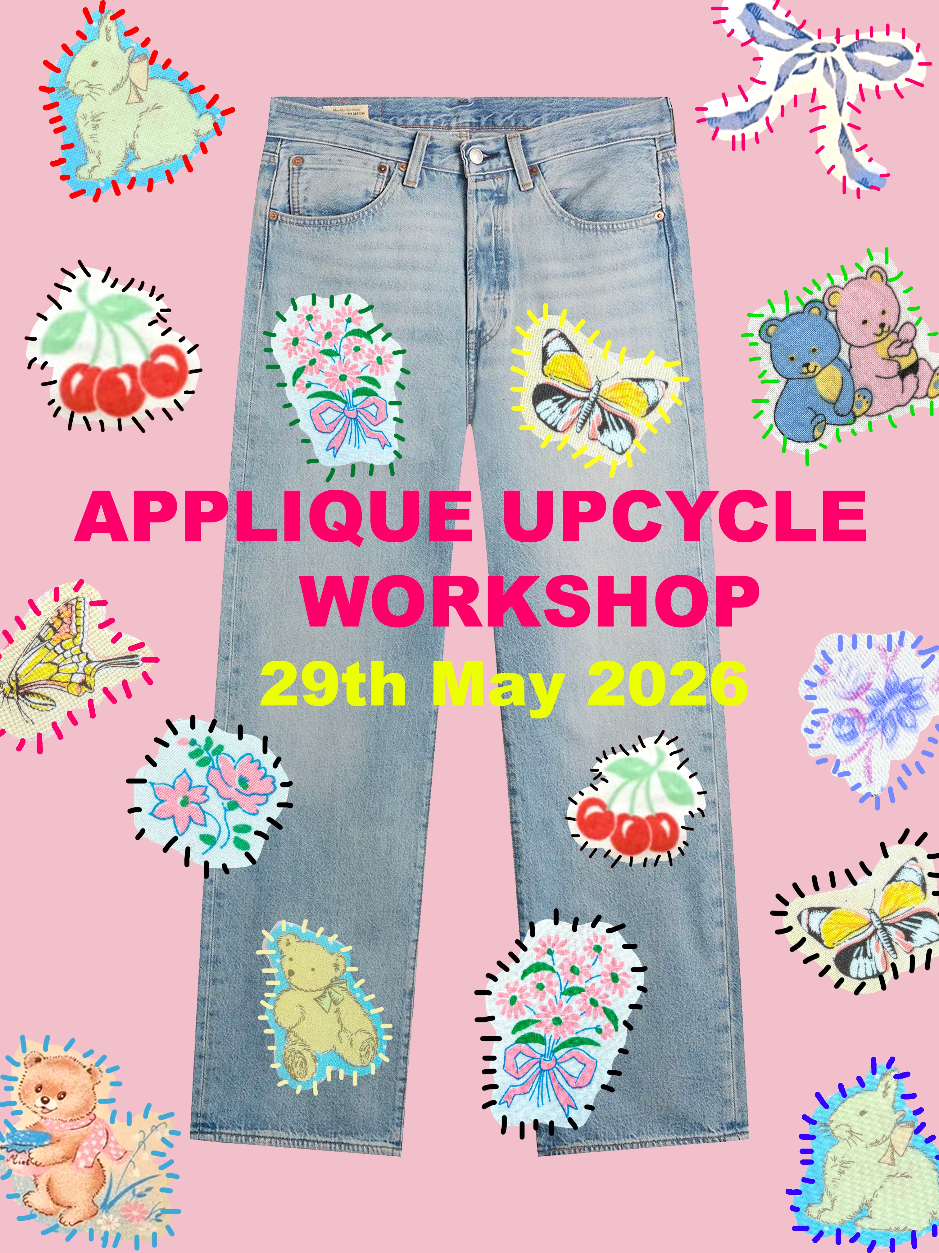 UPCYCLE YOUR WARDROBE WORKSHOP ★ FRIDAY 29th May (EVENING 6-8.30PM)