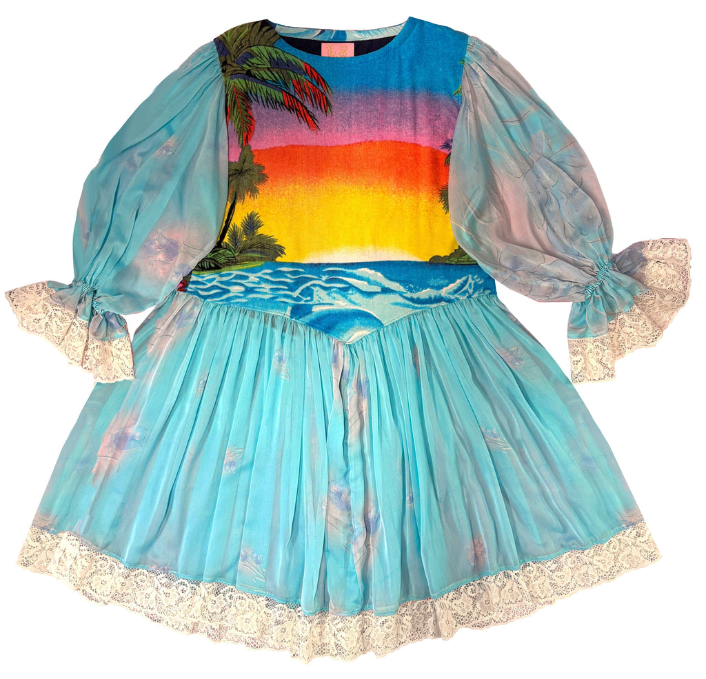 Sunset Under The Sea Princess Dress