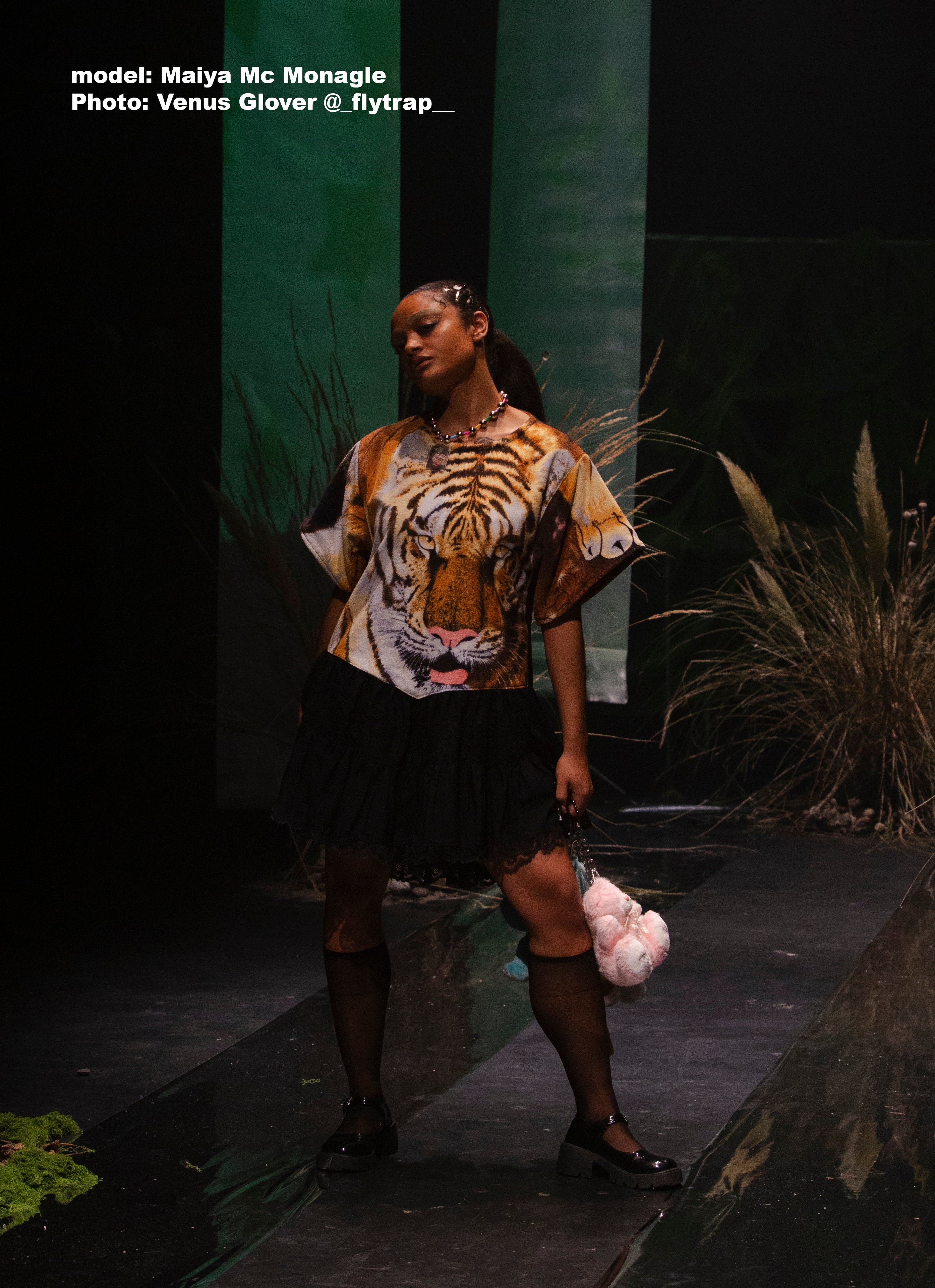 Tiger Boxy Dress with Tutu