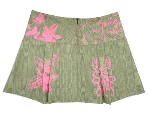 PiSTaCHO GReeN Pleated Mini Skirt W30'' ~ 2023 𝒞𝑜𝓁𝓁𝑒𝒸𝓉𝒾𝑜𝓃