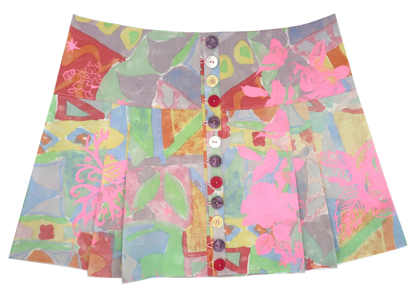 RAiNBoW Pleated Mini Skirt W32'' ~ 2023 𝒞𝑜𝓁𝓁𝑒𝒸𝓉𝒾𝑜𝓃