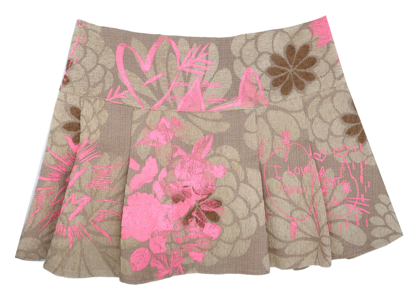DeSeRT FLoRAL Pleated Mini Skirt W30'' ~ 2023 𝒞𝑜𝓁𝓁𝑒𝒸𝓉𝒾𝑜𝓃