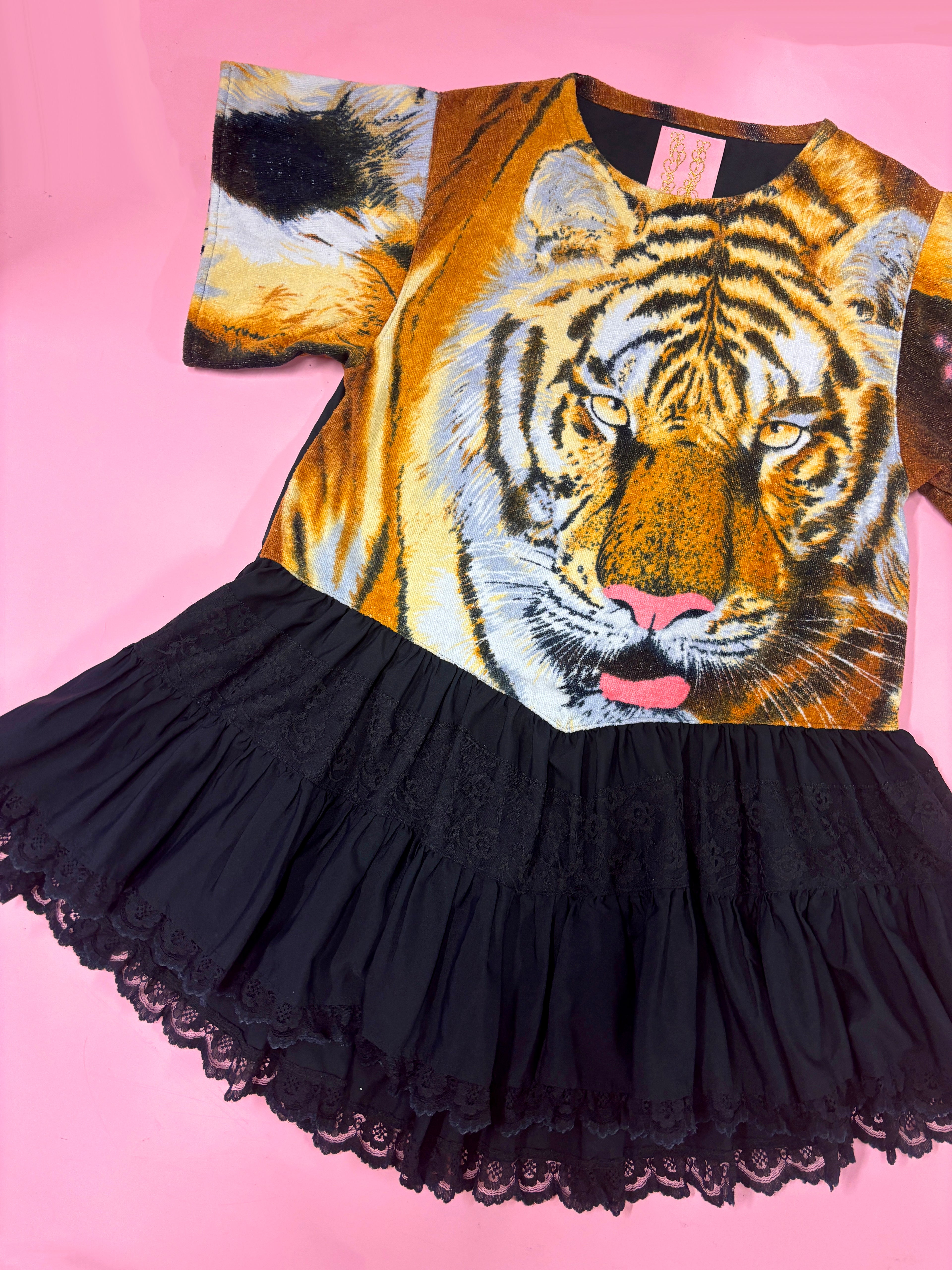 Tiger Boxy Dress with Tutu