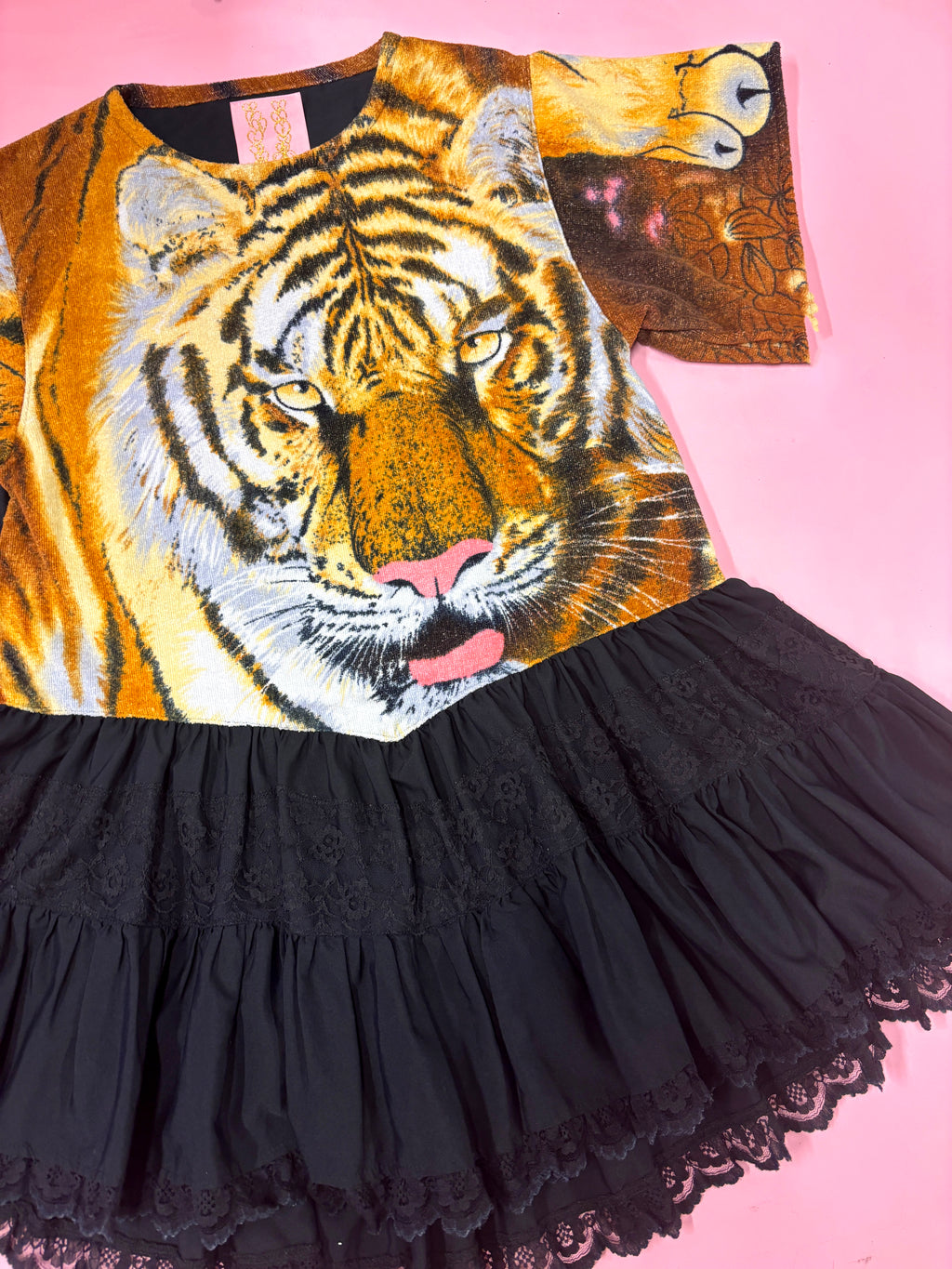 Tiger Boxy Dress with Tutu