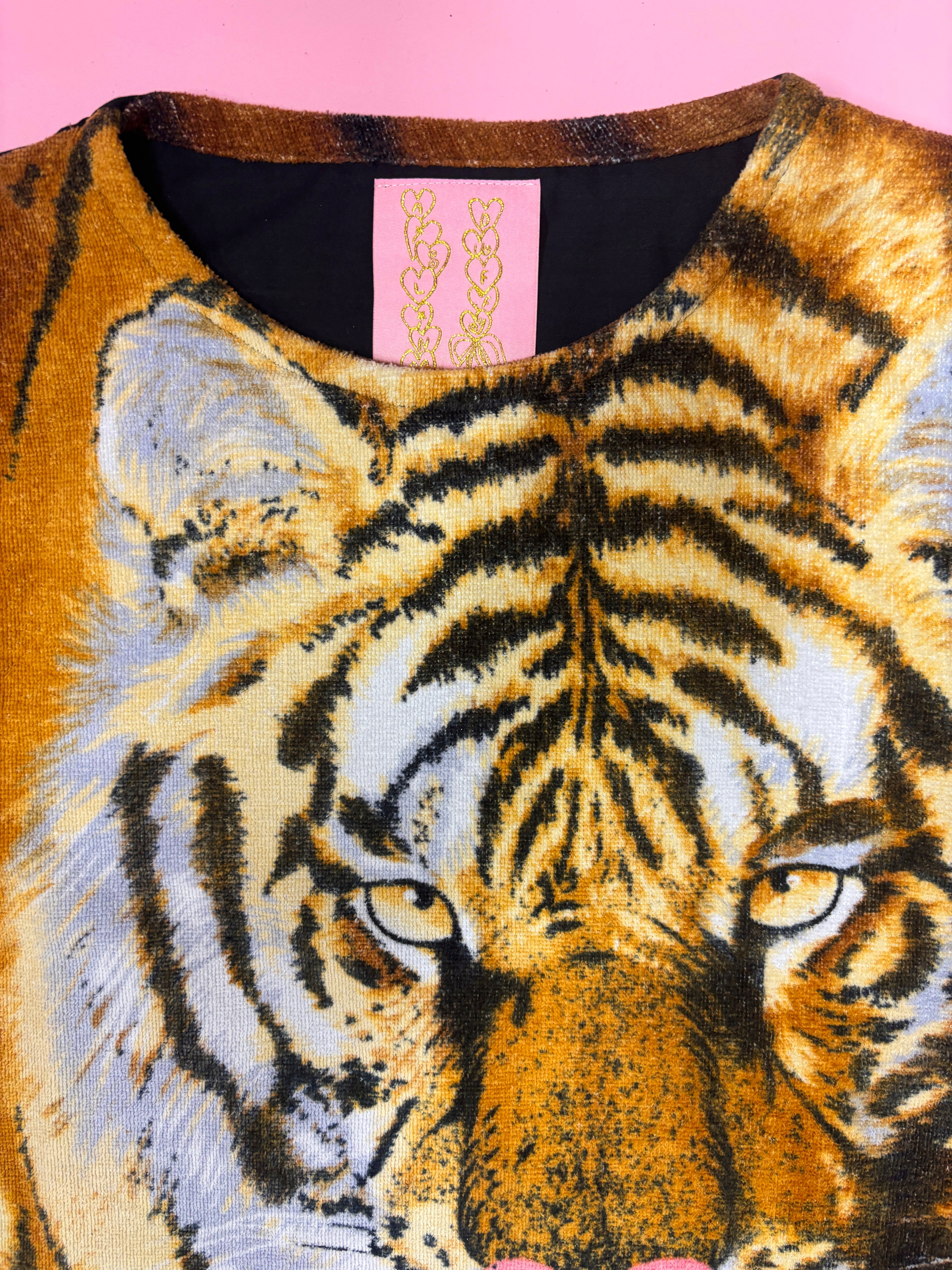 Tiger Boxy Dress with Tutu