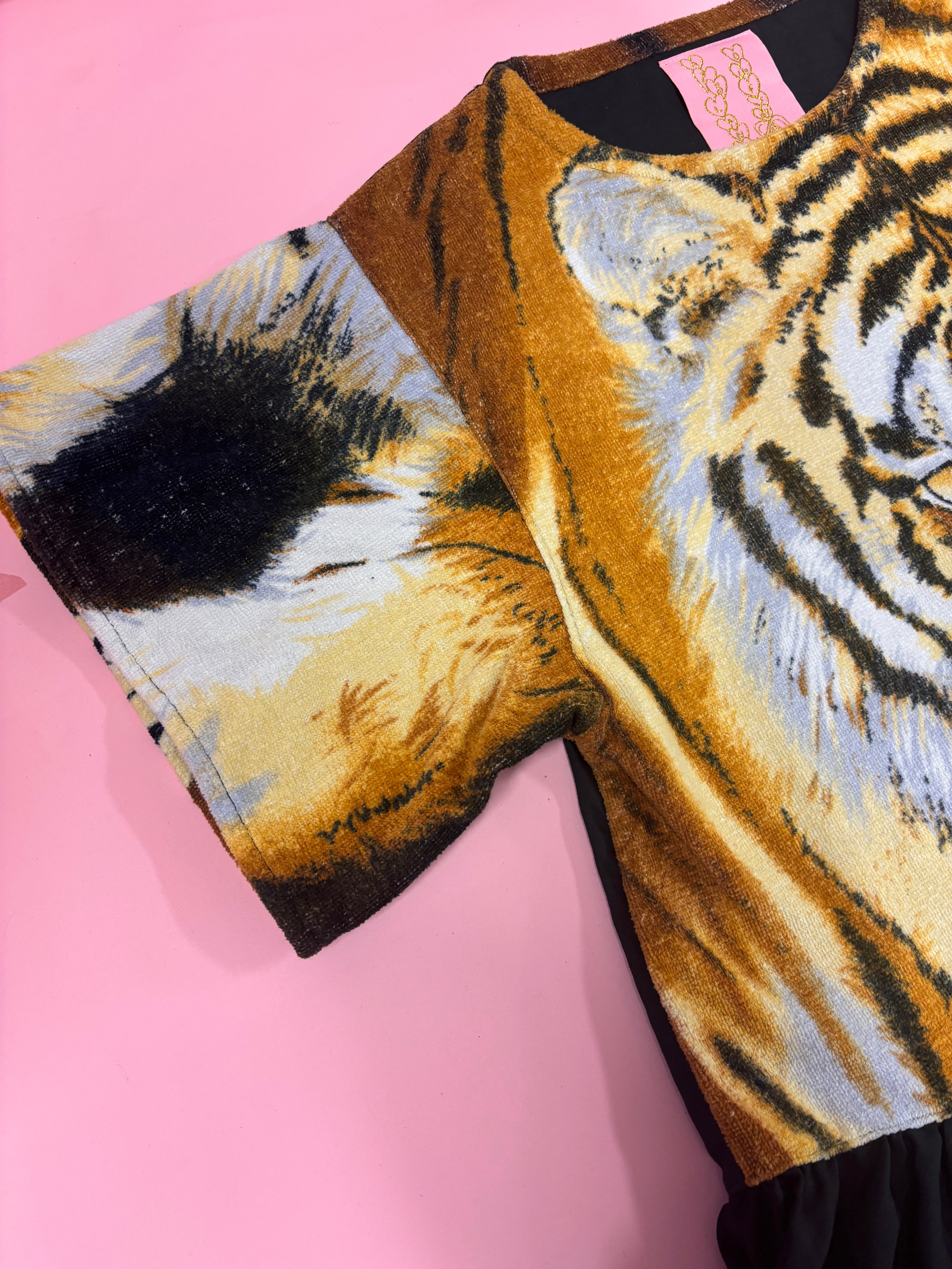 Tiger Boxy Dress with Tutu
