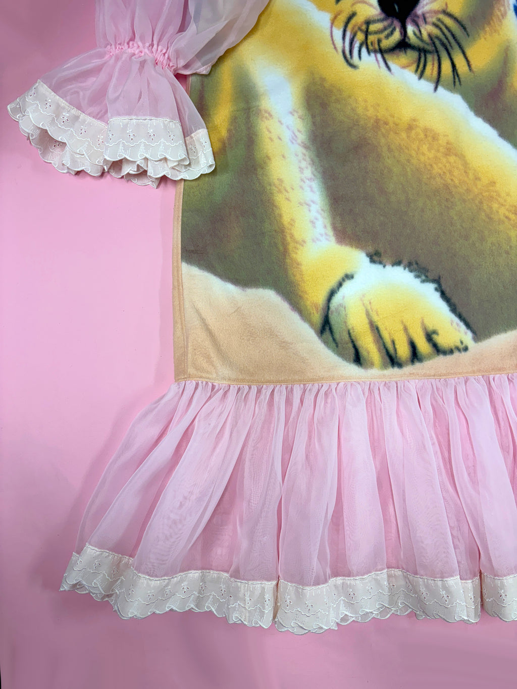 Cute Seal Fleece Princess Dress