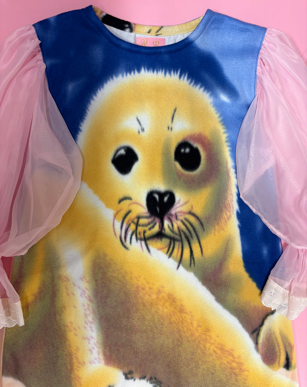 Cute Seal Fleece Princess Dress