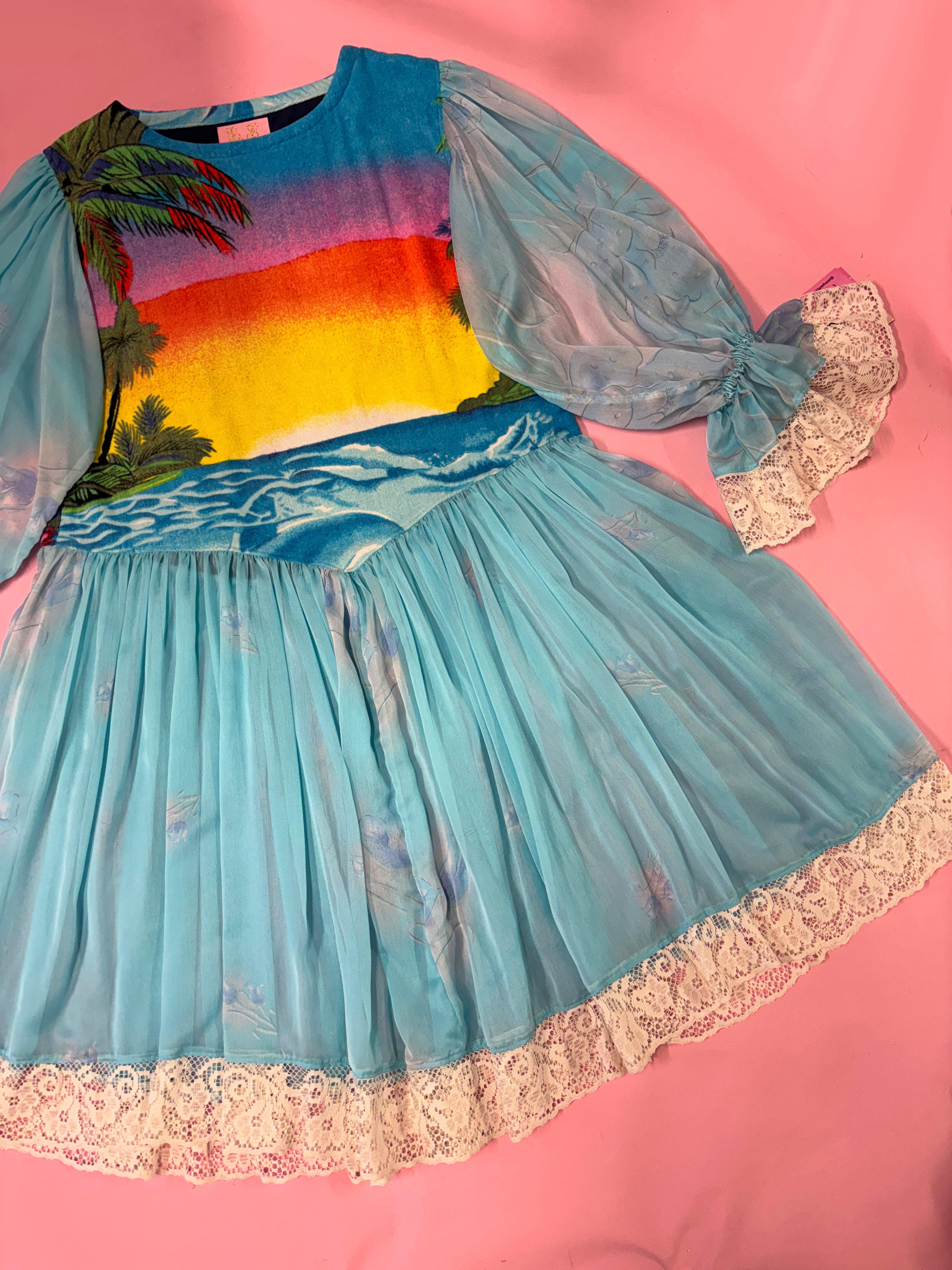 Sunset Under The Sea Princess Dress