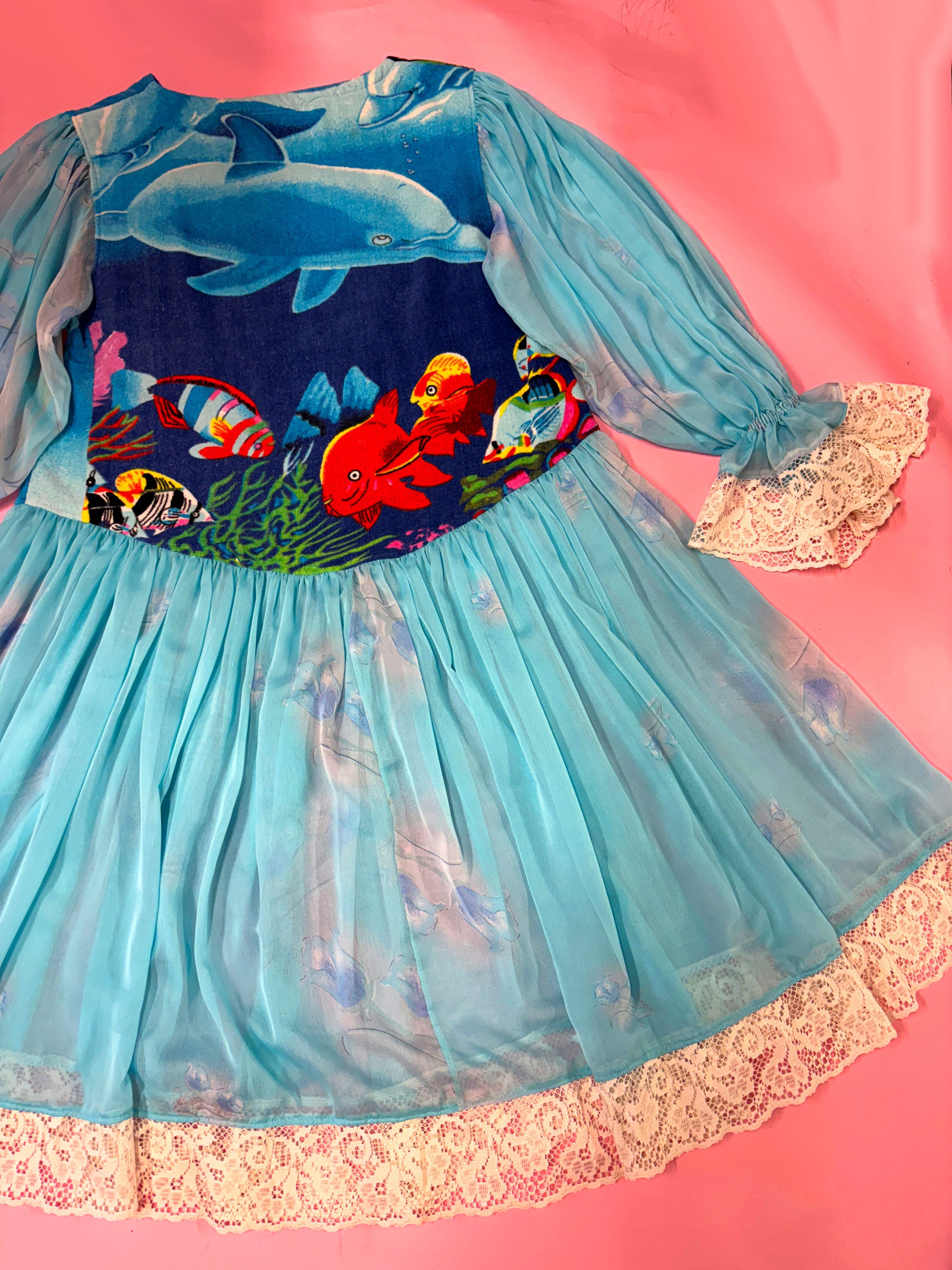 Sunset Under The Sea Princess Dress