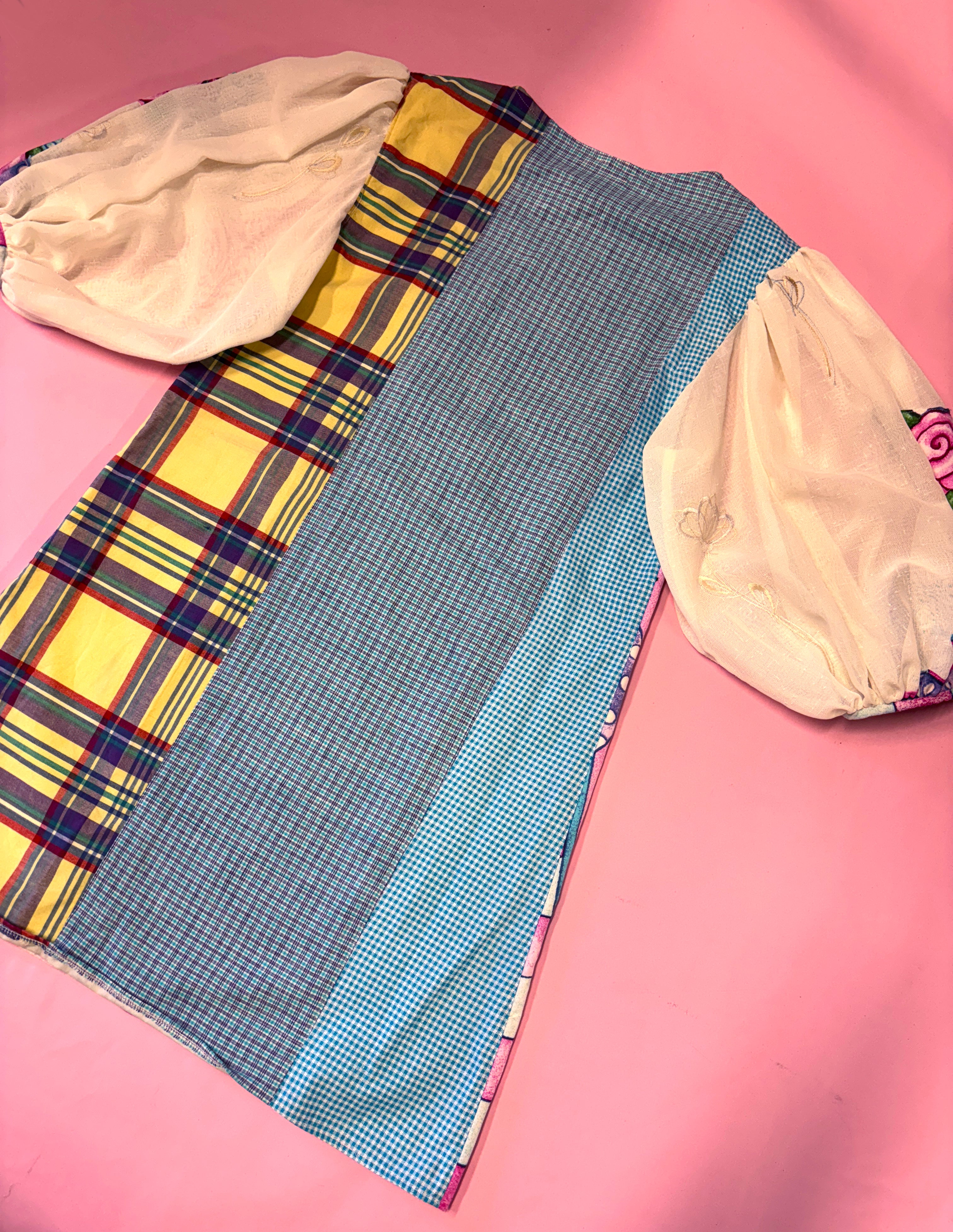 I Love To Dance Ballerina Puff Sleeve Dress