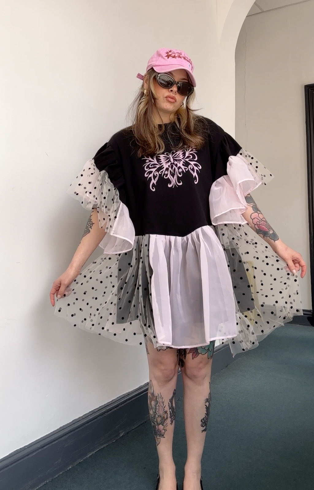 UPCYCLED RHINESTONE 𝒯𝓊𝓁𝓁𝑒 𝒟𝓇𝑒𝓈𝓈 ★