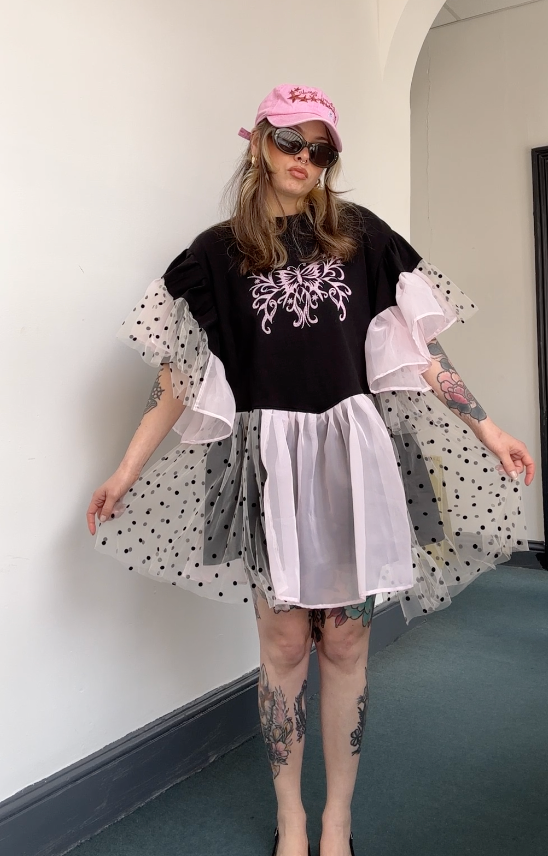 UPCYCLED RHINESTONE 𝒯𝓊𝓁𝓁𝑒 𝒟𝓇𝑒𝓈𝓈 ★