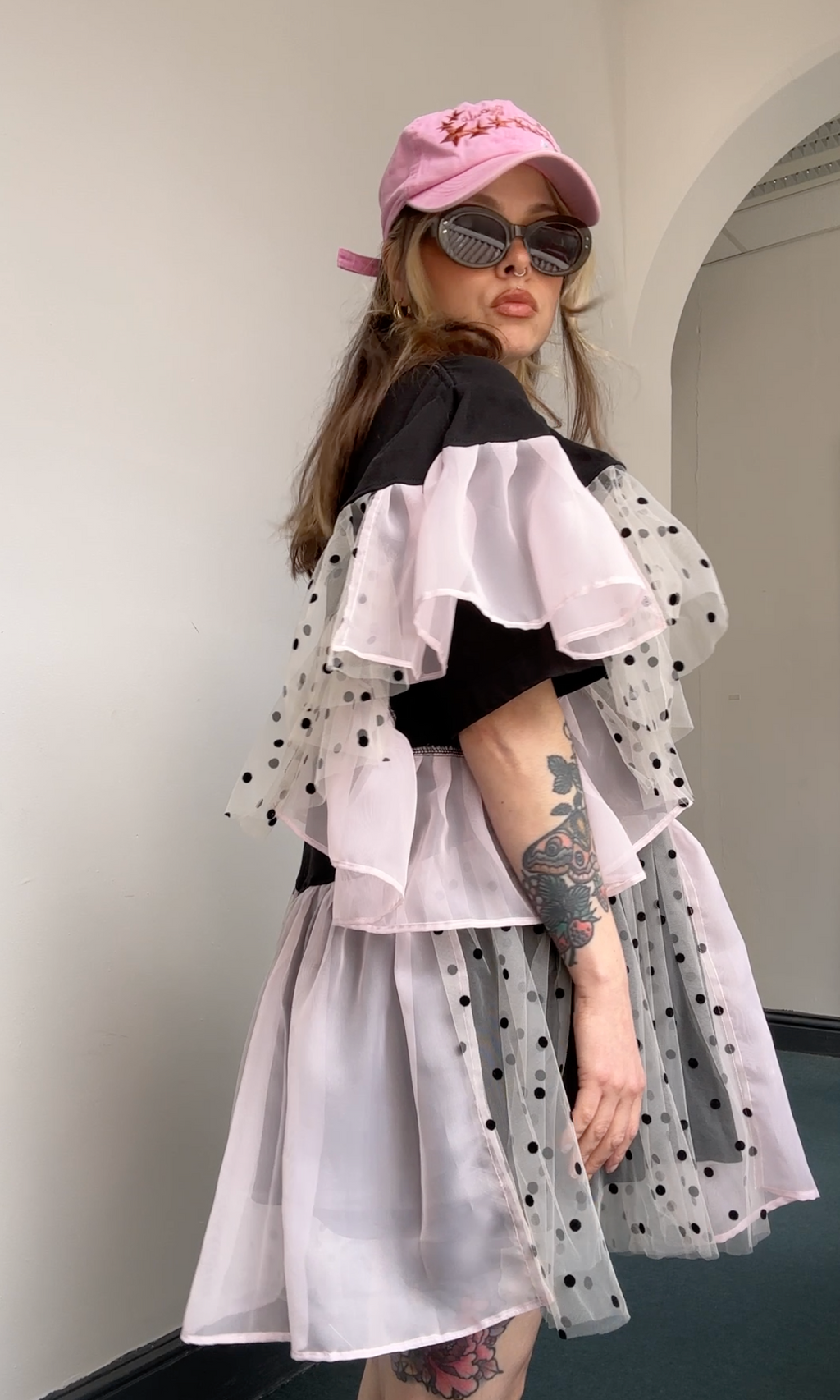UPCYCLED RHINESTONE 𝒯𝓊𝓁𝓁𝑒 𝒟𝓇𝑒𝓈𝓈 ★