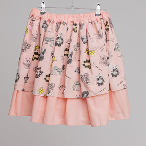 ༻❁ PEaCH MuSHRooM & FLORaL PRinT SKiRT ~ 𝐌𝐄𝐃𝐈𝐔𝐌 ✧ 𝓢𝓹𝓻𝓲𝓷𝓰/𝓢𝓾𝓶𝓶𝓮𝓻 22 ❁༺