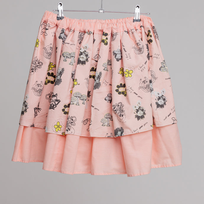 ༻❁ PEaCH MuSHRooM & FLORaL PRinT SKiRT ~ 𝐌𝐄𝐃𝐈𝐔𝐌 ✧ 𝓢𝓹𝓻𝓲𝓷𝓰/𝓢𝓾𝓶𝓶𝓮𝓻 22 ❁༺