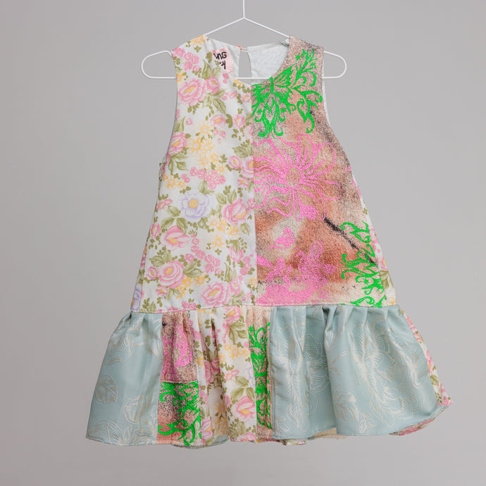 ༻❁ HaND~PRiNTED PaTCHWoRK SLeeVELESS DResS ~ 𝐒𝐌𝐀𝐋𝐋 ✧ 𝓢𝓹𝓻𝓲𝓷𝓰/𝓢𝓾𝓶𝓶𝓮𝓻 22 ❁༺