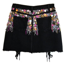 AW19 Hand~Embellished Upcycled Skirt UK XS ★𝙐𝙥𝙘𝙮𝙘𝙡𝙚𝙙 𝙎𝙠𝙞𝙧𝙩 ★