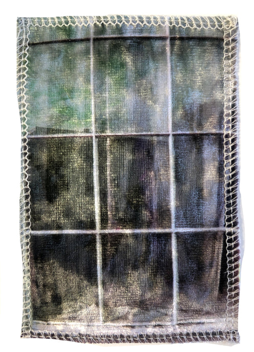 Vintage Window Marbled Velvet Patch ~ Medium