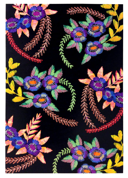 A4 Floral Illustration Art Print
