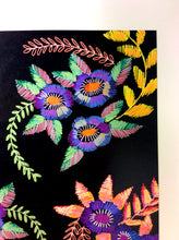 A4 Floral Illustration Art Print
