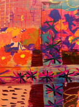 A3 Floral Cross Painting Art Print