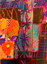 A3 Floral Cross Painting Art Print