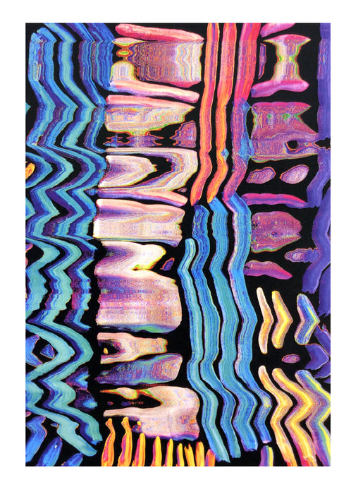 A5 Black Haze Art Print