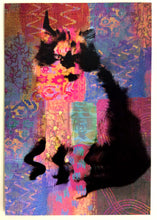 A5 Ghost Kitty Art Print