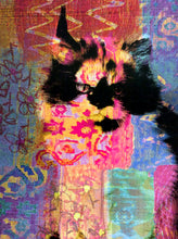 A5 Ghost Kitty Art Print