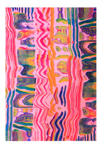 A5 Pink Haze Art Print
