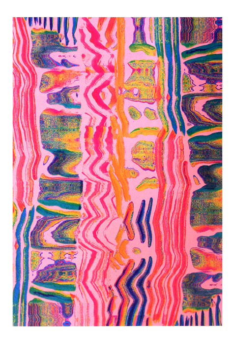 A5 Pink Haze Art Print