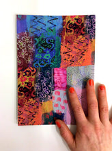 A5 Patchwork Painting Art Print