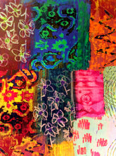 A5 Patchwork Painting Art Print