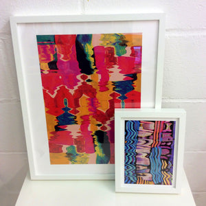 A3 Neon Haze Art Print