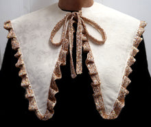 ✿ GoLD SeQUin CreAM Collar ✿