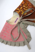 ༺♥ Pink Notes & Brown Floral Patchwork Collar ✧ 𝓢𝓹𝓻𝓲𝓷𝓰/𝓢𝓾𝓶𝓶𝓮𝓻 22 ♥༻