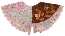 ༺♥ Pink Spiderweb Brown Patchwork Collar ✧ 𝓢𝓹𝓻𝓲𝓷𝓰/𝓢𝓾𝓶𝓶𝓮𝓻 22 ♥༻