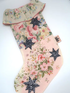 ❅ Floral Frosting Stocking ❅