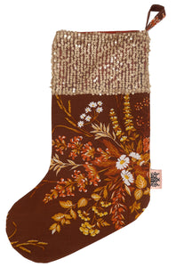 ❅ Winter Forest Sequin Stocking ❅ Christmas 22