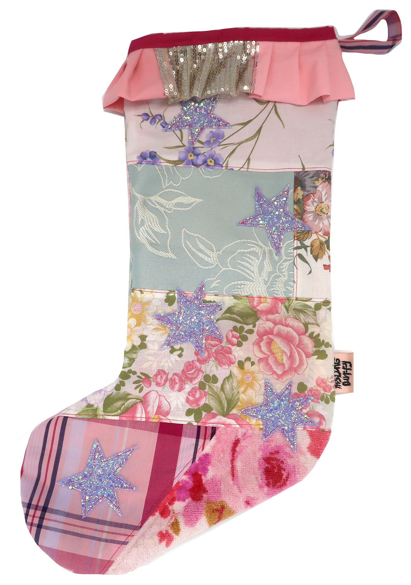 ❅ Fun Patchwork Stocking ❅ Christmas 22