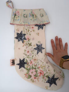 ❅ Floral Patchwork Stocking ❅ Christmas 22