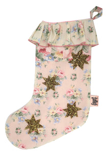 ❅ Ruffle Floral Stocking ❅ Christmas 22