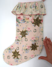 ❅ Ruffle Floral Stocking ❅ Christmas 22