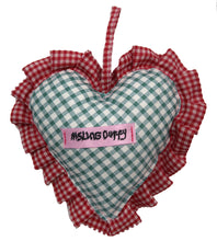 ♡ Red & Green Gingham Heart Decoration ♡