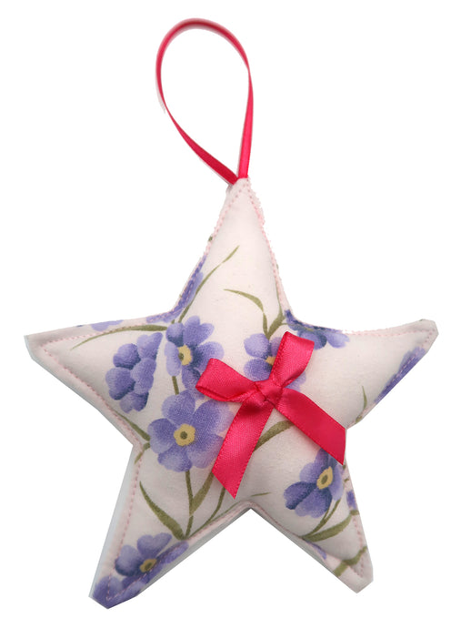 ♡ Purple Floral Star Decoration ♡