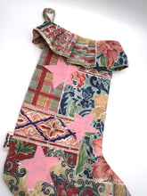 ❅ Diamonte Star & Vintage Print Stocking ❅ Christmas 22