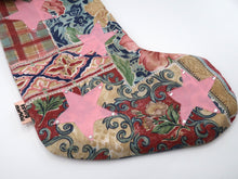 ❅ Diamonte Star & Vintage Print Stocking ❅ Christmas 22