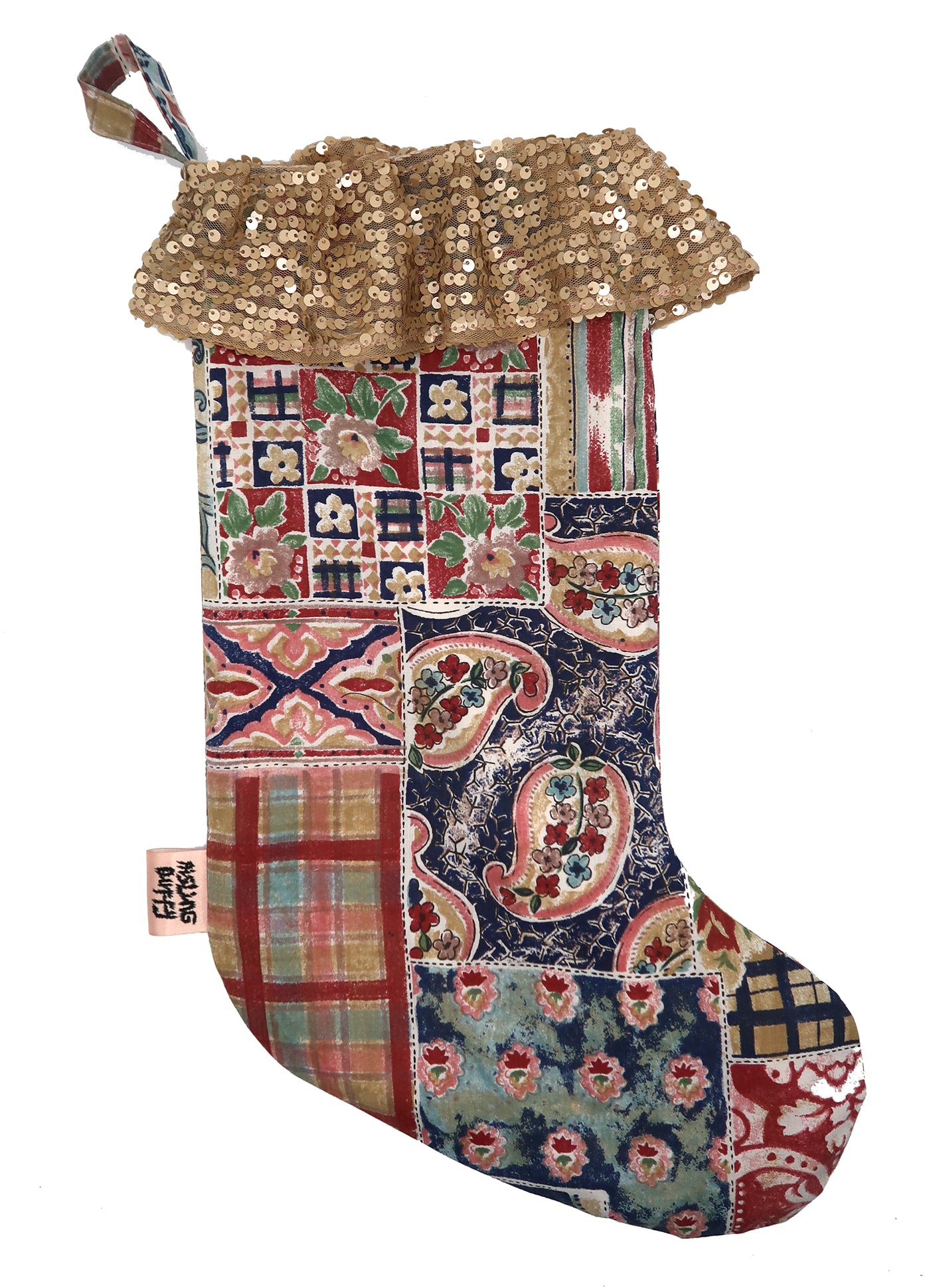 ❅ Vintage Print Stocking ❅ Christmas 22